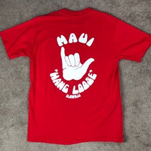 Vintage Maui Hawai’i Hang Loose Single Stitch Lar